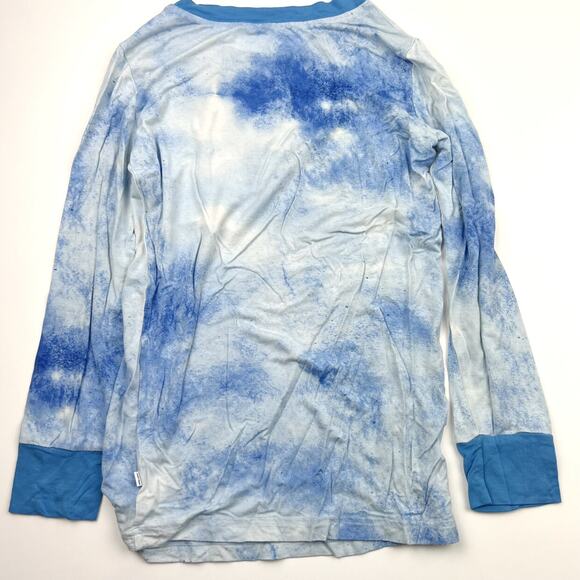 Little Sleepies Blue Tie Dye Pajama Top - Picture 5 of 5